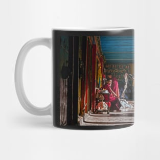 Laundry. Shygatse Monastery, Tibet. Mug